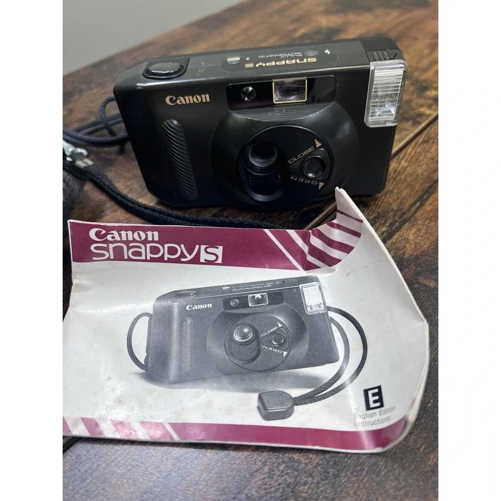 Canon Snappy S 35mm Film Camera Point & Shoot Fully Automatic Tested